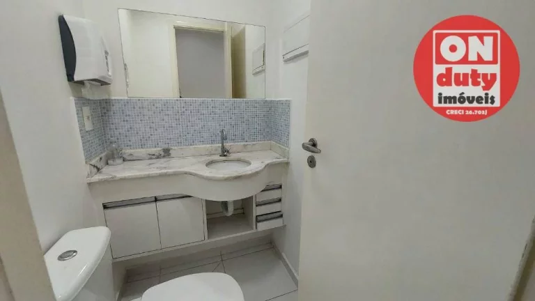 Imagem Sala para alugar, 44 m² por R$ 3.650,00/mês - Boqueirão - Santos/SP