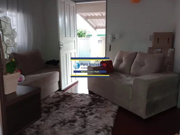 Imagem Casa em Serrana - SP R$ 180.000,00 são 2 casas no terreno 10 X 25 m, 1 dormitório, sala, cozinha, 1 carro, quintal - Centro