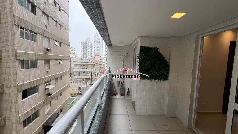 Imagem Apartamento com 1 dormitório à venda, 46 m² por R$ 385.000 - Vila Guilhermina - Praia Grande/SP