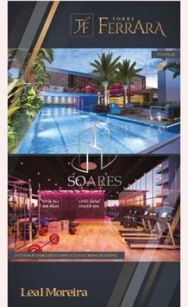 Imagem Torre Ferrara - um luxo - Leal Moreira, 260m², 4 suítes sendo 1 master, 3 vagas