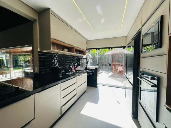 Imagem Magnífica mansão em condomínio na Enseada, Guarujá-SP: 5 quartos, 5 suítes, 3 salas, 6 banheiros, 6 vagas, 900m².