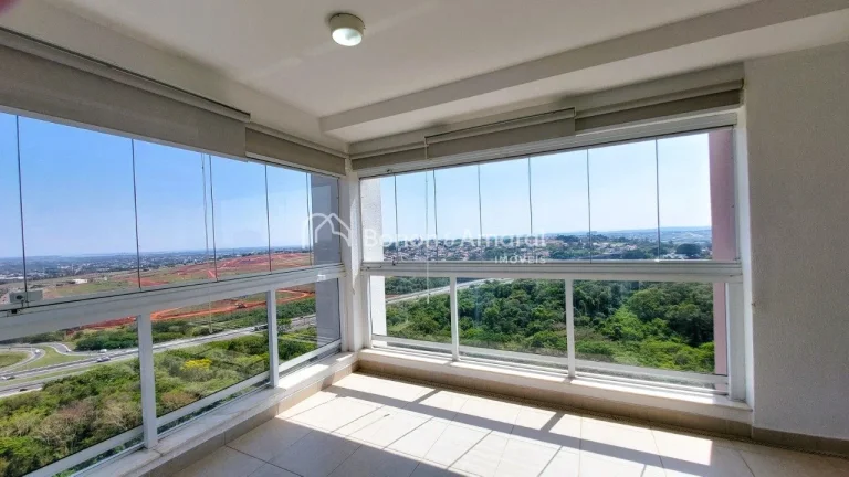 Imagem Excelente apartamento em andar alto, com vista privilegiada da varanda gourmet fechada com vidro e a...