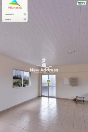 Imagem Quarto e Sala à Venda no Térreo em Colina, Cariacica. Aceita Financiamento. Com piscina, churrasqueira, salão de festas, portaria 24h.