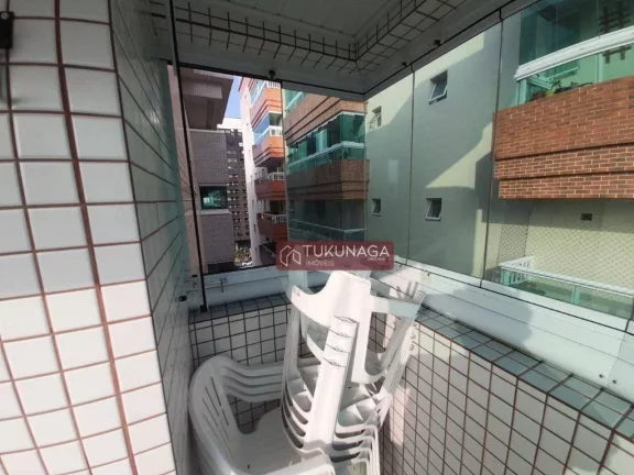 Imagem Apartamento com 1 dormitório à venda, 52 m² por R$ 320.000,00 - Vila Guilhermina - Praia Grande/SP