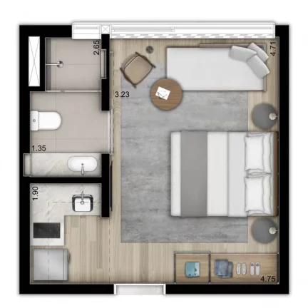 Imagem STUDIO RESIDENCIAL em São Paulo - SP, Sumaré