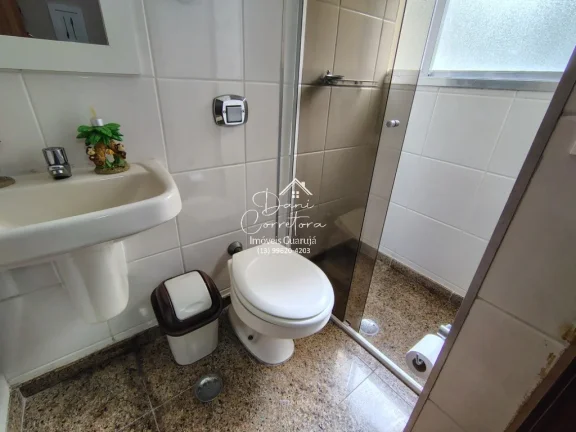 Imagem Lindo apartamento com 3 Suítes na orla das Pitangueiras com lazer, Guarujá-SP - 142m², 2 Salas, 4 Banheiros e 1 Vaga de Garagem!