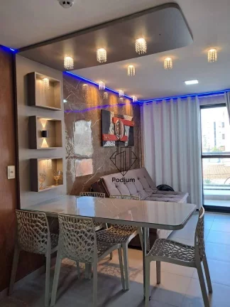 Imagem Apartamento Home flat com 02 quartos, mobiliado e equipado a 100m da praia do Cabo Branco - FL0926