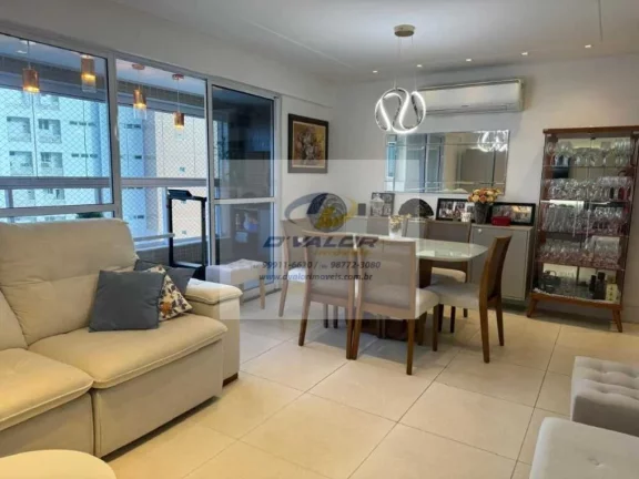 Imagem Vendo Apartamento com 131 m², 3 suítes + DCE, varanda gourmet, sala p/ 2 ambientes e 2 vagas