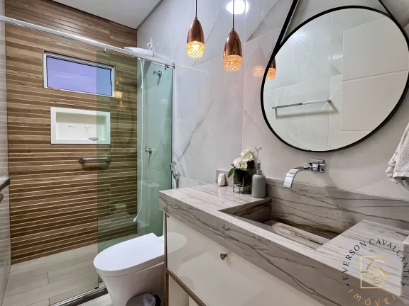 Imagem Casa Térrea - Porteira Fechada com 3 quartos com Energia Solar e Área Gourmet na Gruta de Lourdes