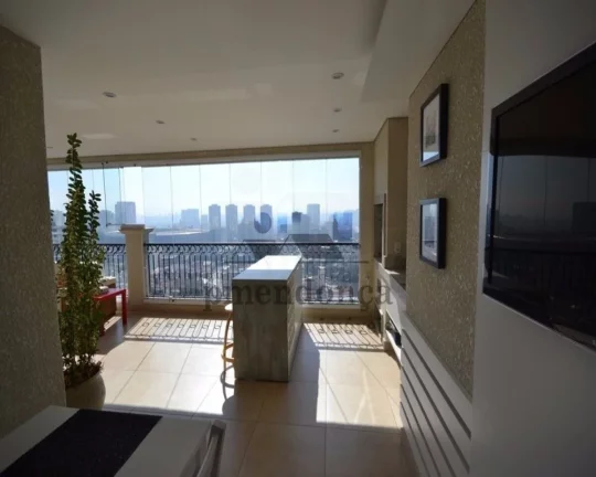 Imagem Apartamento em alto padrão em Perdizes, com amplo terraço gourmet envidraçado, 3 suítes totalmen...