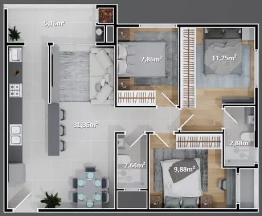 Imagem Apartamento à venda no bairro Nações - Balneário Camboriú/SC