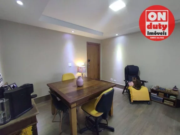Imagem Apartamento com 3 dormitórios à venda, 117 m² por R$ 815.000,00 - Ponta da Praia - Santos/SP