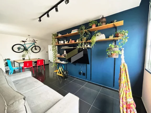 Apartamento para Venda em Santos, Embaré, 2 dormitórios, 1 banheiro, 1 vaga