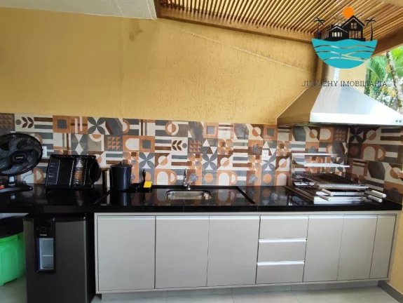 Imagem Aluguel de Temporada em Juquehy, casa com 3 dormitórios, sendo uma suíte, Pisina, A 300m da praia - Acomodação 8 pessoas | Juquehy Imobiliária