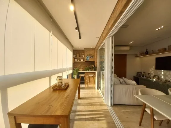 Imagem Apartamento Alto Padrão à venda com 3 suítes e Varanda Gourmet no Embaré de Santos/SP