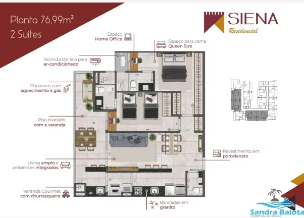 Imagem Lançamento Siena Residencial /Itaguá/Ubatuba