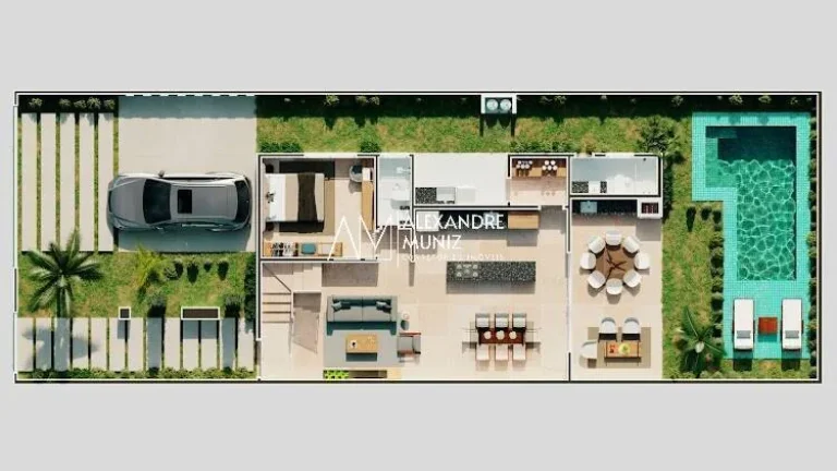 Imagem RESIDENCIAL SOLARIS VITA, CASAS DUPLEX, EUSÉBIO. 191M². 3 SUÍTES.