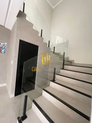 Imagem SO0420Belíssimo Sobrado com 3 suítes plenas no Garavelo O sobrado possui - 3 suítes sendo 2 com c...