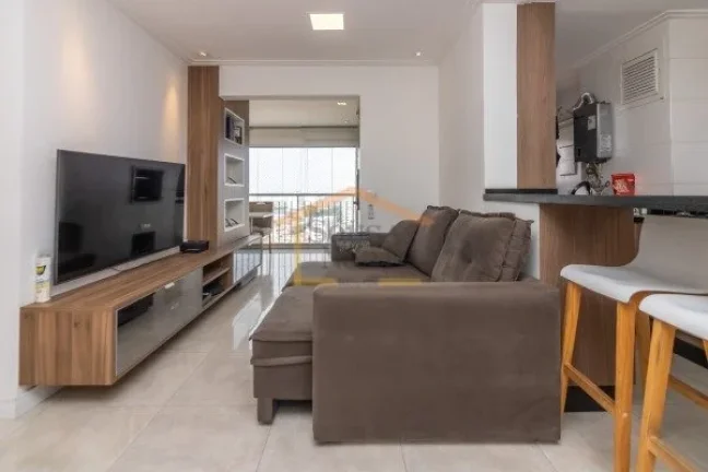 Imagem Apartamento com 65m², 2 dormitórios, sendo 1 suite, sala para dois ambientes, varanda gourmet com ...