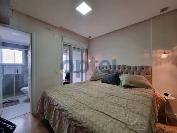 Imagem Apartamento mobiliado 95m2 3 dormitórios, sendo 1 suíte, varanda gourmet, 2 vagas no condomínio clube Family Garden na Chácara Inglesa
