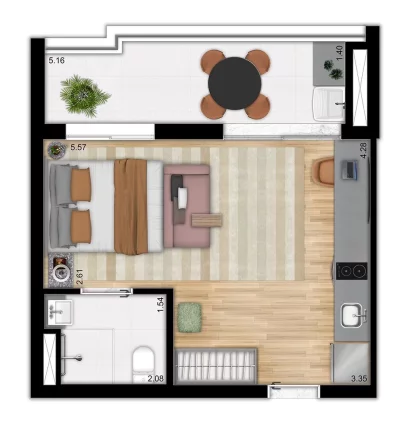 Imagem APARTAMENTO RESIDENCIAL em São Paulo - SP, Bela Vista