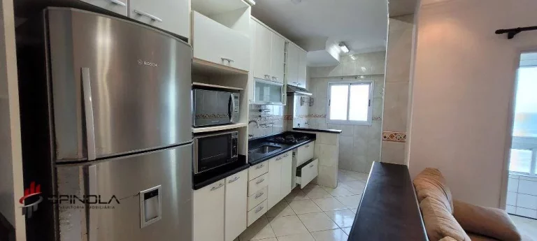 Imagem Apartamento com 2 dormitórios à venda, 69 m² por R$ 545.000,00 - Maracanã - Praia Grande/SP