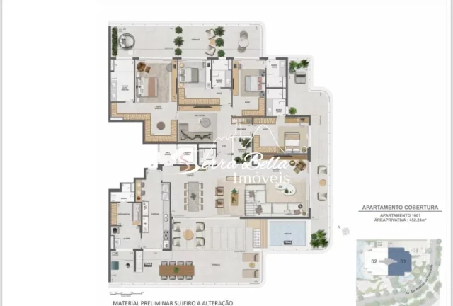 Imagem Apartamento Alto Padrão em Barra da Tijuca, Rio de Janeiro/RJ