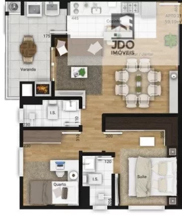 Imagem Apartamento a Venda no bairro Tingui - Curitiba, PR