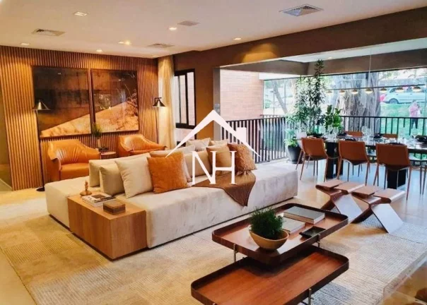 Apartamento de 147m c/4 dormitórios (2 suítes),2 vagas,terraço gourmet,Academia,Brinquedoteca,Quadra,Piscina Aquecida,churrasqueira,salão de festas