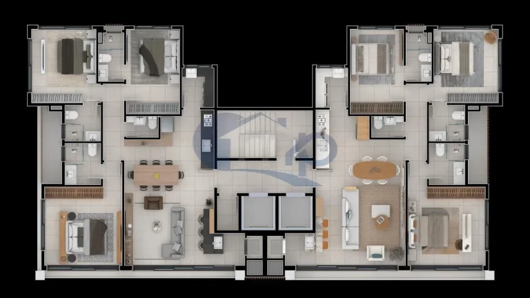 Imagem Apartamento á venda com 3 suítes no centro de Torres/RS
