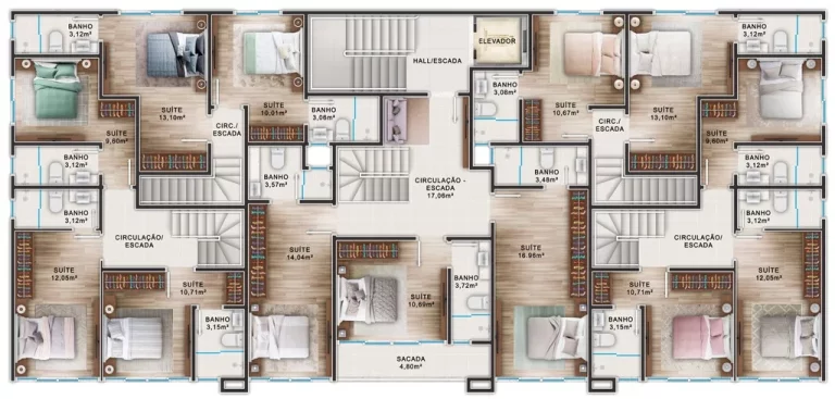 Imagem Athos Residence - Apartamento à venda no bairro Canto Grande - Bombinhas/SC