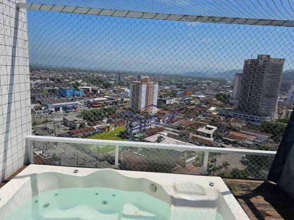 Imagem Cobertura com 3 dormitórios à venda, 177 m² por R$ 1.385.000,00 - Guilhermina - Praia Grande/SP