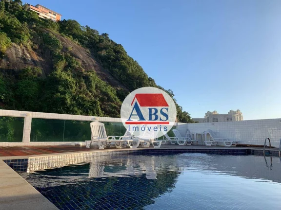 Apartamento Porteira Fechada com 1 dorm à venda, 42 m² por R$ 383.000 - Marapé - Santos/SP a três quadras da praia