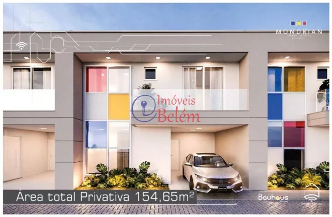 Imagem Casa com automação em condomínio MONDRIAN SMART HOUSE