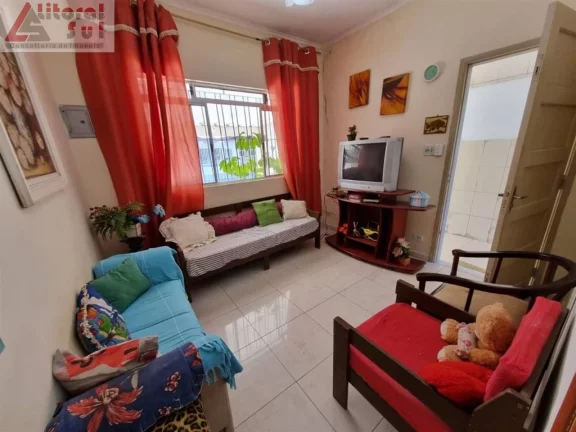Imagem Imperdível oportunidade: Casa Geminada com edícula à venda em Praia Grande-SP, Caiçara! 2 quartos, 1 sala, 2 banheiros, 2 vagas, 139,15 m²!