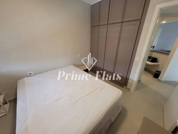 Imagem Flat disponível para locação no Contemporâneo Home e Service, com 42m², 1 dormitório e 1 vaga