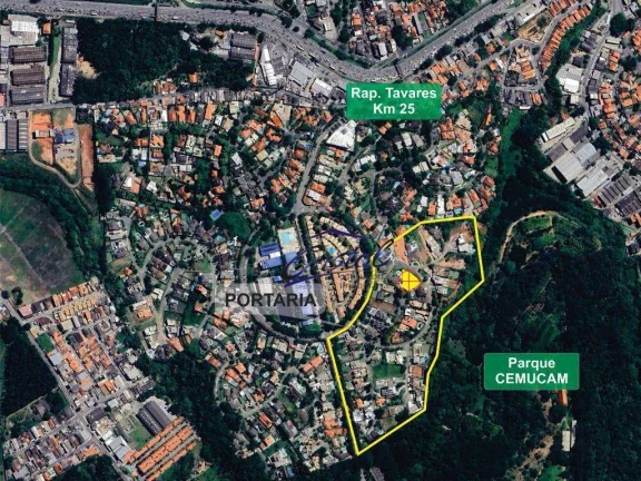 Imagem Terreno à venda, 1553 m² - Condomínio Jardim Passárgada D - Cotia/SP
