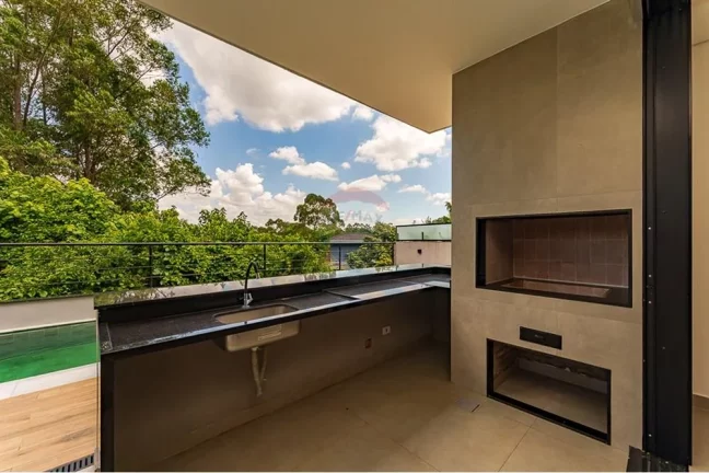 Imagem Sobrado Novo, 5 Suítes, Condomínio São Paulo II, Cotia