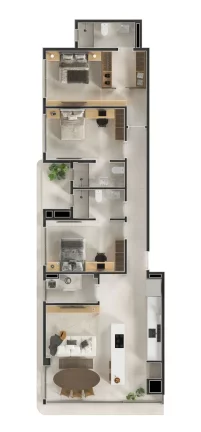 Imagem Apartamento à venda em Torres, Praia Grande, com 3 quartos, 119,46m²