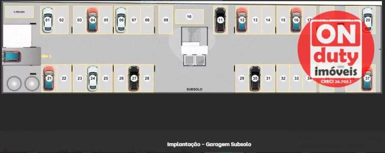 Imagem Maravilhoso Apartamento Duplex com 3quartos à venda, 128 m² por R$ 959.500 - Encruzilhada - Santos/SP