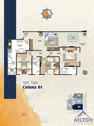 Imagem Lançamento Residencial Edifício Porto Belo - Praia do Morro - Guarapari/ES