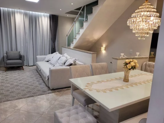 Imagem Sobrado com 3 dormitórios à venda por R$ 680.000,00 - Vila Curuçá - Santo André/SP