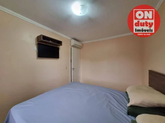 Imagem Prédio com área de lazer Apartamento com 2 dormitórios à venda, 50 m² por R$ 290.000 - Morro de Nova Cintra - Santos/SP