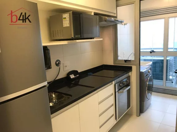 Imagem Apartamento mobiliado 1 dormitório com varanda para alugar, 58 m² no Urbanity