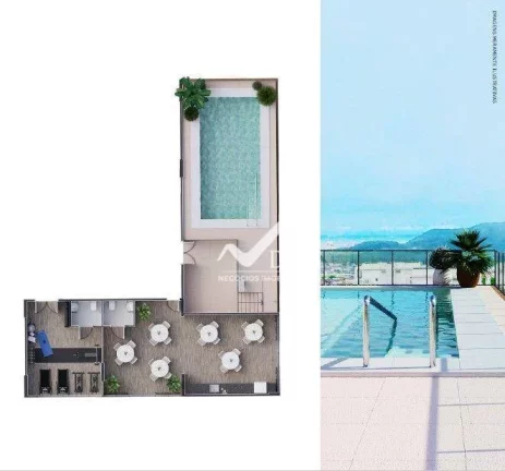 Imagem Apartamento com 2 quartos c/ lazer à venda, 75 m² por R$ 807.000 - Ponta da Praia - Santos/SP