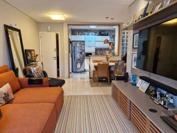 Imagem Apartamento residencial à venda com 2 dormitórios e Lazer na cobertura no Embaré de Santos/SP