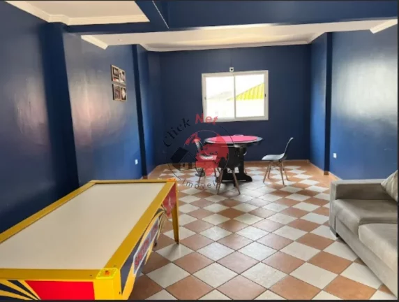 Imagem Apartamento á 50m2 do Mar ,Mobiliado , 1 dorm, 1 suíte,varanda c churrasq, 1 vagas, 60 m2,bairro Guilhermina, Praia grande