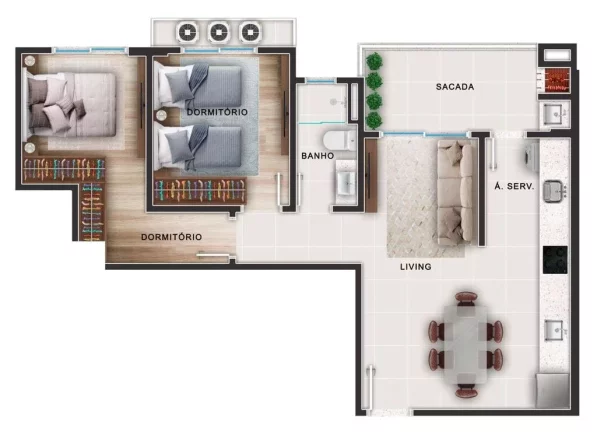 Imagem Apartamento à venda no bairro São Vicente - Itajaí/SC