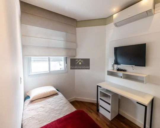 Imagem ITAIM BIBI LOCAÇÃO APARTAMENTO TOTALMENTE MOBILIADO 2 SUÍTES SALA 2 AMBIENTES LAVABO AR-CONDICIONADO VARANDA ANDAR ALTO 2 VAGAS LAZER COMPLETO