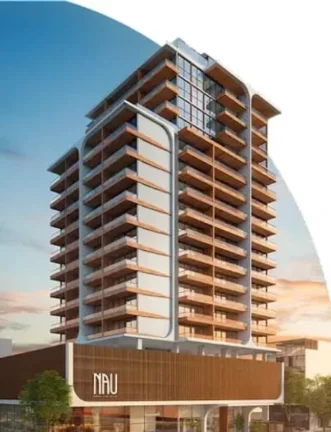 A 5ª Avenida Imóveis selecionou esse exclusivo Apt. no cobiçado NAU BARRA, planta MALDIVAS 2/4 suite 66,34m² varandão: porteira fechada e vista mar